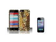 Apple iPhone 5 5S Case eForCity Safari Rubberized Hard Snap in Case Cover for Apple iPhone 5 5S w Screen Protector Gold