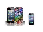 Apple iPhone 5 5S Case eForCity Safari Hard Snap in Case Cover for Apple iPhone 5 5S w Screen Protector Colorful