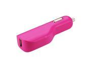 REIKO USB Car Charger 1A5V Hot Pink