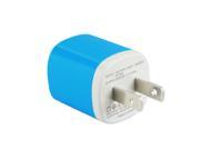 REIKO 1A5V USB Mini Travel Adapter Blue