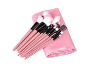 eForCity Pink 32Pcs Pouch Bag Case Makeup Brush Set Kit Superior Soft Cosmetic