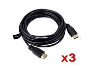 eForCity High Speed HDMI Cable Cord w Ethernet M M for HDTV Home Theater PS3 15FT Black