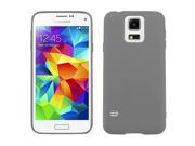 Samsung Galaxy S5 Mini Case eForCity TPU Rubber Candy Skin Case Cover for Samsung Galaxy S5 Mini SM G800H Smoke
