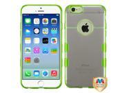 Apple iPhone 6 Case eForCity TPU Rubber Candy Skin Transparent Case Cover for Apple iPhone 6 Black Green