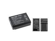 eForCity Battery Charger Compatible With Canon Eos Rebel T3 1100D Lp E10