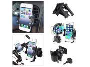 eForCity Car Air Vent Phone Holder with extra Bicycle Mount compatible with Apple iPhone 5