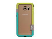 Samsung Galaxy S6 Case eForCity TPU Rubber Candy Skin Case Cover for Samsung Galaxy S6 SM G920 Yellow Blue