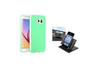 eForCity Mint Green Jelly TPU Rubber Gel Case Dashboard Holder For Samsung Galaxy S6 SM G920