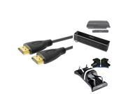 eForCity 6Ft HDMI Cable M M Gold USB Cooling Fan Controller Charging Station For Sony PS3