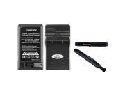 eForCity NP 45 NP 45A Battery Charger Compatible With Fuji Z35 Z33Wp Camera Len Cleaning Pen Kit