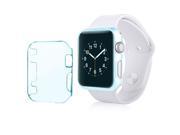 Apple Watch 38mm Case eForCity Snap in Crystal Case Cover Compatible With Apple Watch 38mm Clear Light Blue