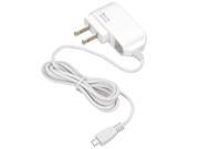 eForCity Premium Micro USB Travel Wall Charger w 4 FT Cable IC chips Output 5.0 5.5V For Samsung HTC LG Android Smartphone White