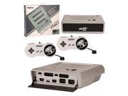 Retro Bit 3 In 1 Home System Console For NES SNES Genesis Silver Black