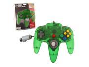 TTX Tech Wired Controller For Nintendo 64 System Clear Green