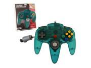 TTX Tech Wired Controller For Nintendo 64 System Clear Teal