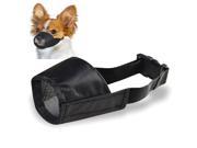 eForCity Size 1 Fabric Dog Muzzle Black