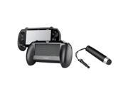Black Hard plastic rubber coating Hand Grip Black Stylus for Sony PlayStation Vita