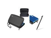 eForCity Black Eva Case Cover Black Stylus Pen compatible with Nintendo 3DS XL LL