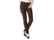 SoHo Junior French Terry Skinny Jegging Pants Brown Large