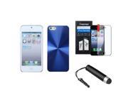 eForCity SPT Stylus for Apple iPhone 5 5S Blue Case Cosmo Slim Aluminum Back Clip On Protector