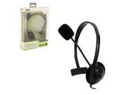 KMD XBOX 360 Live Chat Headset with Mic Black SMALL