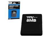 TTX TECH 8MB Memory Card For Sony PlayStation 2