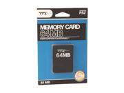 TTX TECH 64MB Memory Card For Sony PlayStation 2
