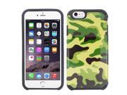 Apple iPhone 6 6s 4.7 inch Case eForCity Camouflage Dual Layer [Shock Absorbing] Protection Hybrid Rubberized Hard PC Silicone Case Cover For Apple iPhone
