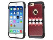 Apple iPhone 6 6s 4.7 inch Case eForCity Argyle Dual Layer [Shock Absorbing] Protection Hybrid Rubberized Hard PC Silicone Case Cover For Apple iPhone 6