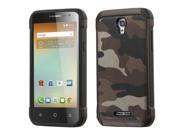 Alcatel One Touch Elevate Case eForCity Camouflage Dual Layer [Shock Absorbing] Protection Hybrid Rubberized Hard PC Silicone Case Cover For Alcatel One Touch