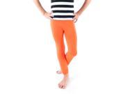 Soho Kids Stretch Lace Hem Leggings 4 6 Years Size Neon Orange