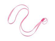 eForCity Hot Pink TPU Rubber Gel Lanyard Strap 17.75 inch 5 Piece