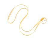 eForCity Baby Yellow TPU Rubber Gel Lanyard Strap 17.75 inch 5 Piece