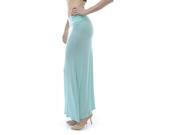 SoHo Solid Stretch Fitted Maxi Skirt Large Size L Mint