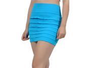SoHo Junior Layered Mini Skirt One Size Fits All Turquoise