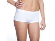 SoHo Junior Basic Mini 4 Inch Boy Shorts One Size Fits All White