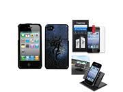 eForCity Film Holder Web of Steel Dream Protector Case Cover compatible with Apple® iPhone 4G 4S