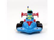4 Cartoon Remote Control R C Formula Race Car Toy for Toddlers Blue