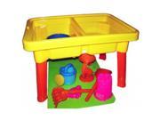 Sandbox Castle 2 in 1 Sand and Water Table with Beach Playset