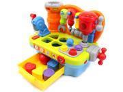 Little Engineer Multifunctional Musical Learning Tool Workbench for Kids