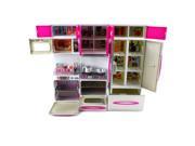 My Modern Kitchen Full Deluxe Kit Battery Operated Kitchen Playset Refrigerator Stove Microwave