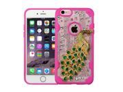 Apple iPhone 6 Plus 6s Plus 5.5 inch Case eForCity 3D Peacock Crystal Hard Snap in Case Cover With Diamond for Apple iPhone 6 Plus 6s Plus 5.5 inch Cl