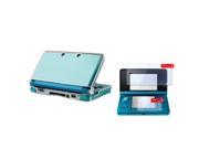 LCD Screen Protector with Clear Hard Case for Nintendo 3DS