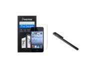 eForCity 4X Reusable Screen Protector Black Universal Touch Screen Stylus Compatible With Apple® iPod Touch 4th Generation