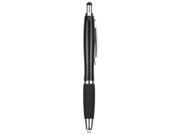 eForCity Stylus Touch Screen Pen 80 with Ball Point Pen and Flashlight Black