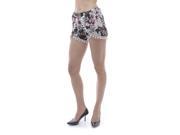 SoHo Women Stylish Floral Pom Pom Shorts Size Small S Black
