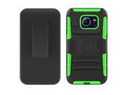 Samsung Galaxy S7 Case eForCity Dual Layer [Shock Absorbing] Protection Hybrid Stand PC Silicone Holster Case Cover Compatible With Samsung Galaxy S7 Black