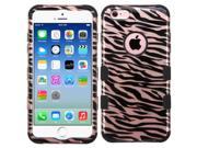 Apple iPhone 6 6s Case eForCity Tuff Zebra Dual Layer [Shock Absorbing] Protection Hybrid Rubberized Hard PC Silicone Case Cover Compatible With Apple iPho