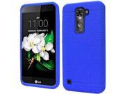 LG K7 Case eForCity Rugged Rubber Silicone Soft Skin Gel Case Cover Compatible With LG K7 Tribute 5 Blue