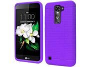 LG K7 Case eForCity Rugged Rubber Silicone Soft Skin Gel Case Cover Compatible With LG K7 Tribute 5 Purple